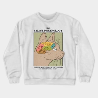 The Feline Phrenology Crewneck Sweatshirt